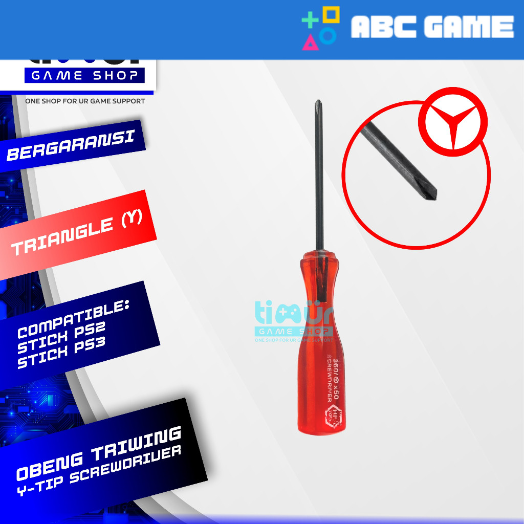 Obeng Screwdriver Treewing Y-Tip PS2 PS3