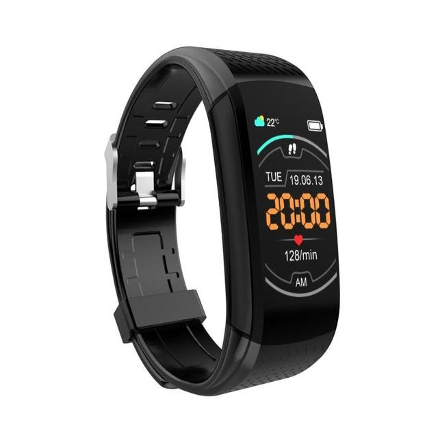 

Waterproof C8 Smart Bracelet 1.08 Inch Touch Screen Blood Pressure Heart Rate Blood Oxygen Sedentary Bluetooth Health Monitoring