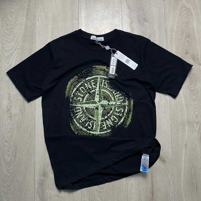 Baju Kaos Kasual Pria Stone Island