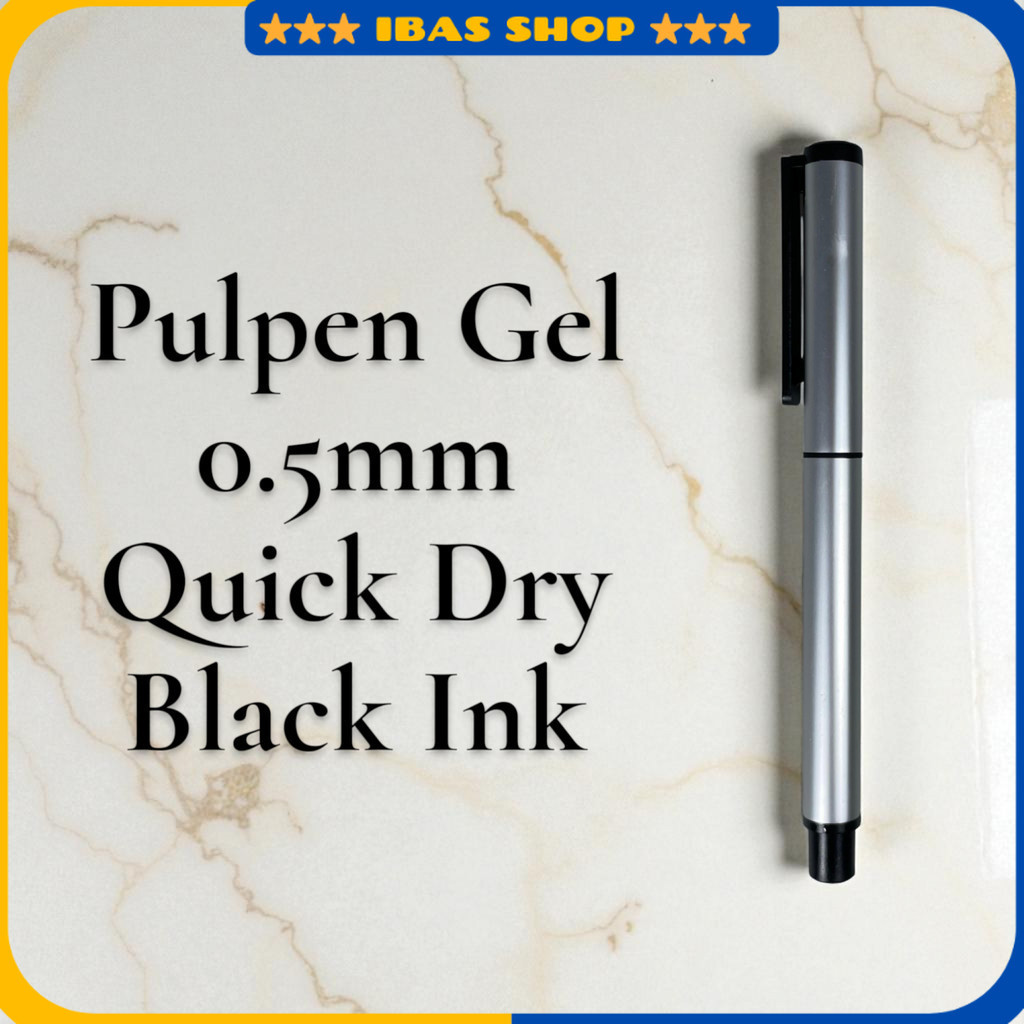 

Kaco Pena Pulpen Gel 0.5mm TUBE Roller Quick Dry Black Ink 1 PCS - K80
