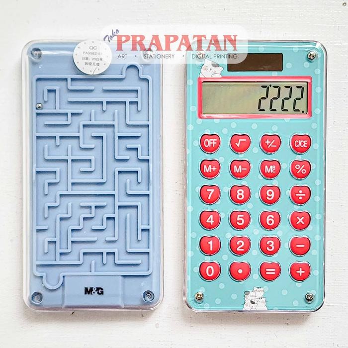 

M&G So Many Cats Portable Calculator ADG981 | Kalkulator - Biru Muda