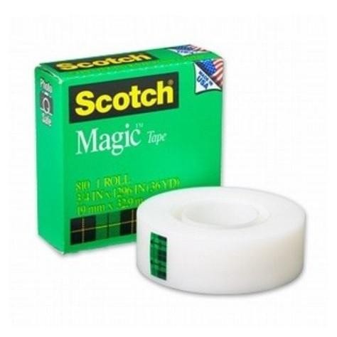 

3M Scotch Magic Tape 19mm x 32,9 m / Selotip Cat.810 / Isoloas - Warna