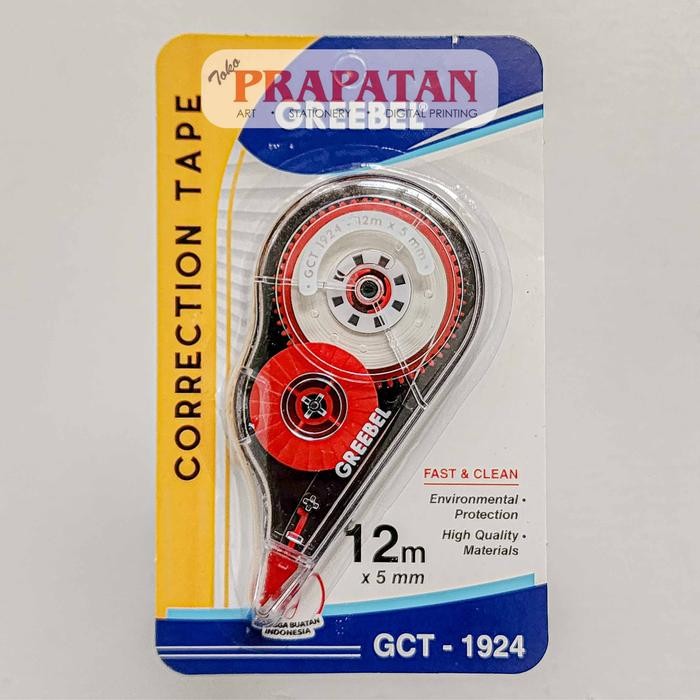 

Greebel Correction Tape GCT | Tip Ex Kertas - GCT-1924