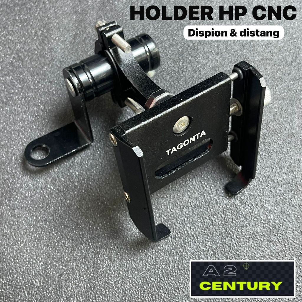 Holder Phone Holder Hp Sepeda Motor Alumunium Alloy Tempat Hp Dudukan Hp Sepeda Motor Holder vario b