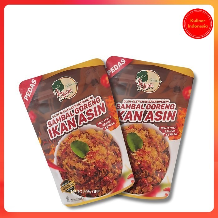 sambal goreng ikan asin khas banjarmasin Ikan Telang Tenggiri Oleh Oleh SL-3