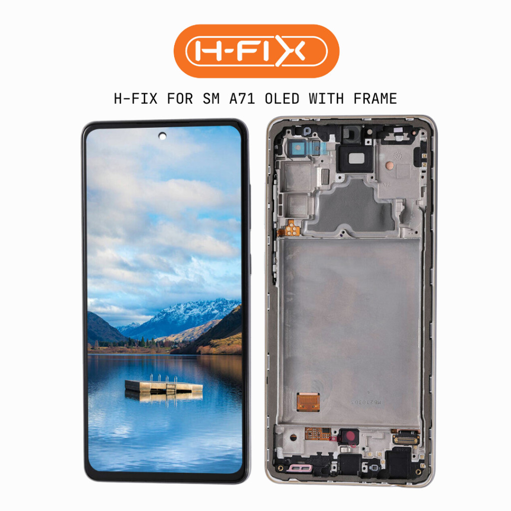 HFIX - Lcd Samsung A71 / A715 Oled With Frame Finger On