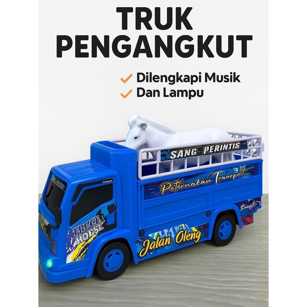 WINNO TOYSLAND - TERMURAH Truk Mainan Murah muatan segala jenis barang mobil pick up motor bisa digu