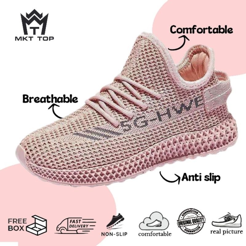 Sepatu Sport Wanita Kekinian // MKT , SEPATU WANITA, SNEAKERS WANITA , SEPATU SPORT, SNEAKERS LENTUR