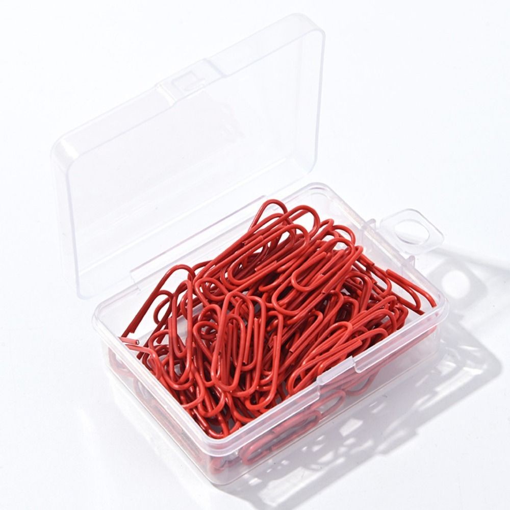 

50PCS File Holder Creative Metal Paper Clips Colored Alloy Bookmark Clip Binding Binder Clamps Binding