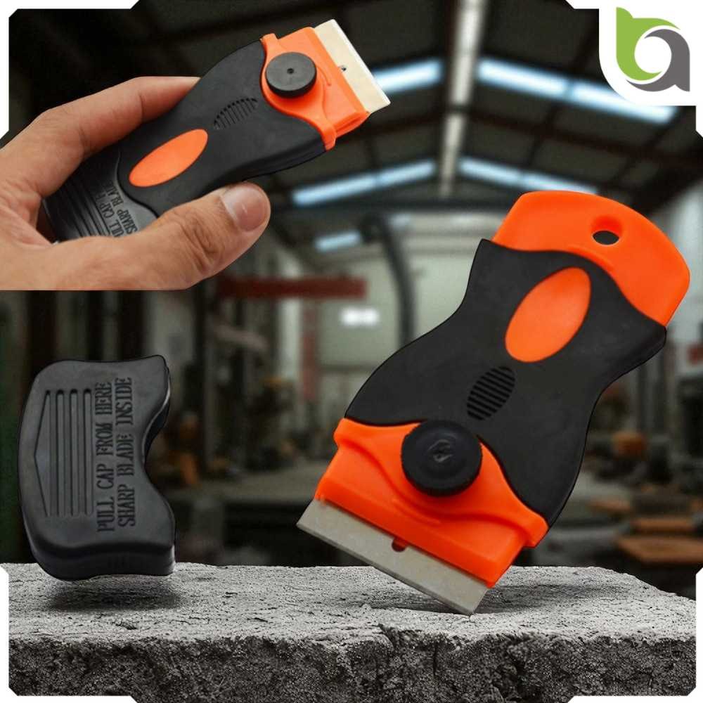 

Pisau Pengupas Stiker Serbaguna Scraper Knife for Car Sticker - QD-0485