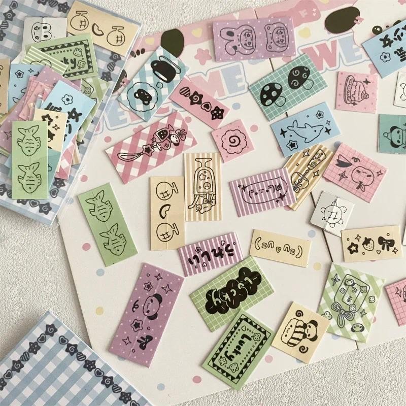 

Original Cartoon Cute Labeller Stickers About 30 PCS Handbook Mobile Phone Case Decoration Small Stickers Student Stickers