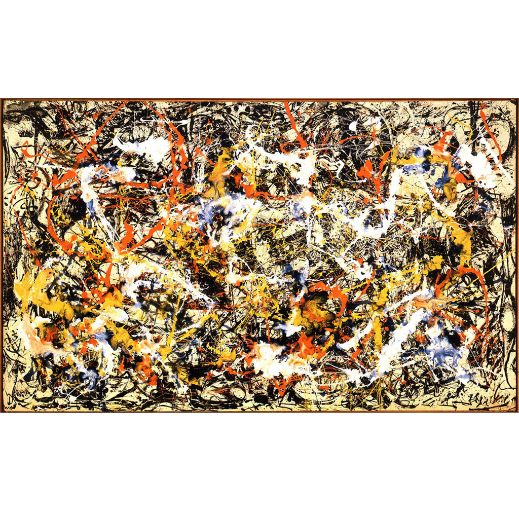 

Modern abstract art Convergence(Number 10) by Jackson Pollock Home Decoration Wall Pictures Hand painted art painting on canvas