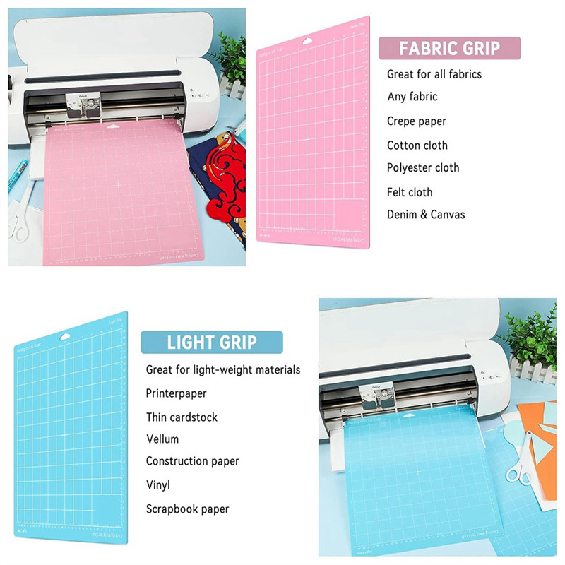 

AB66-10 Pack Cutting Mats - 12X12inch For Cricut Accessories - Explore Air 2/ Maker 2/3