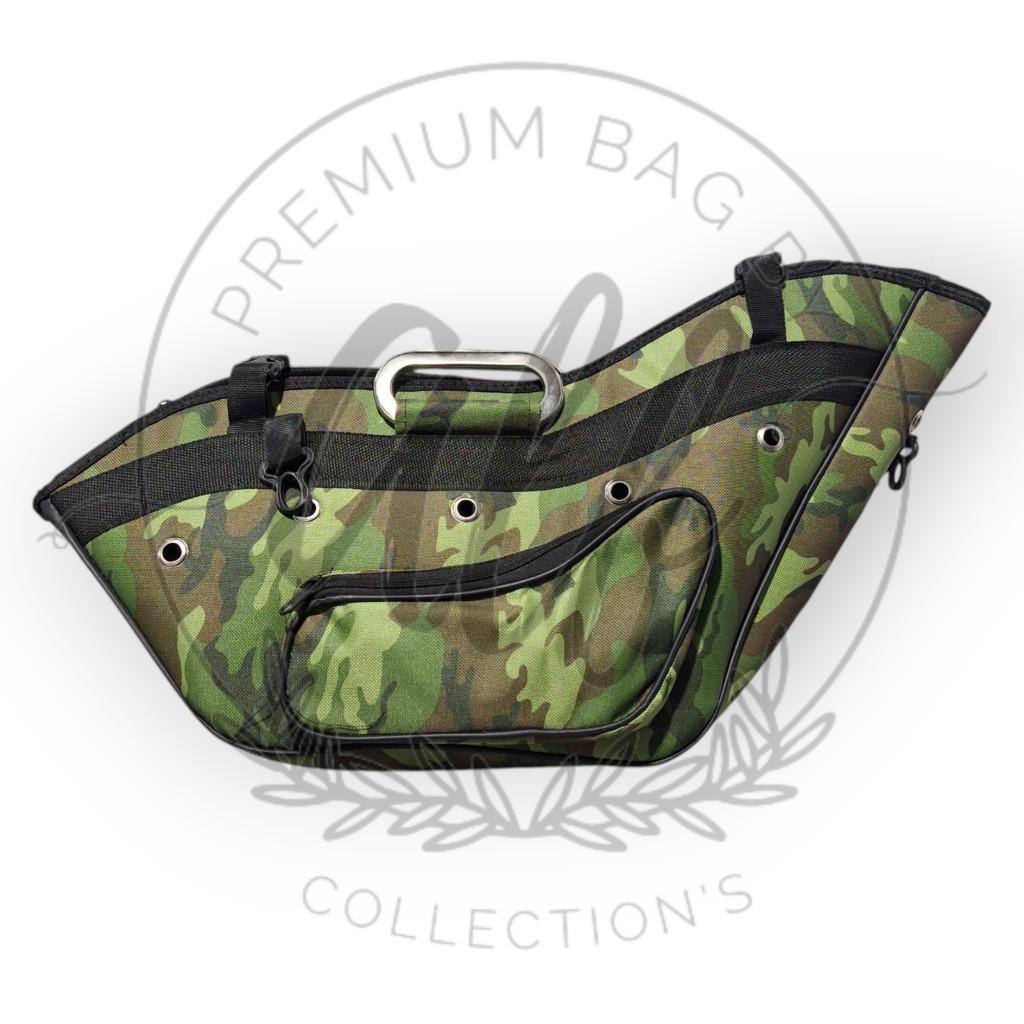TAS KISA AYAM JAGO BANGKOK PREMIUM KISO CORAK ARMY BAHAN KAIN TEBAL