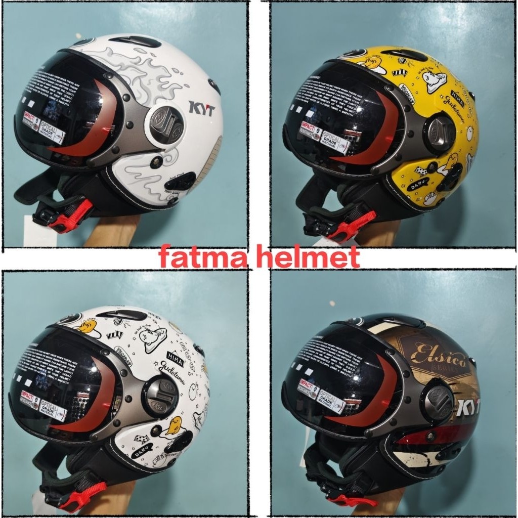 HELM KYT ELSICO KACA SMOKE/HITAM
