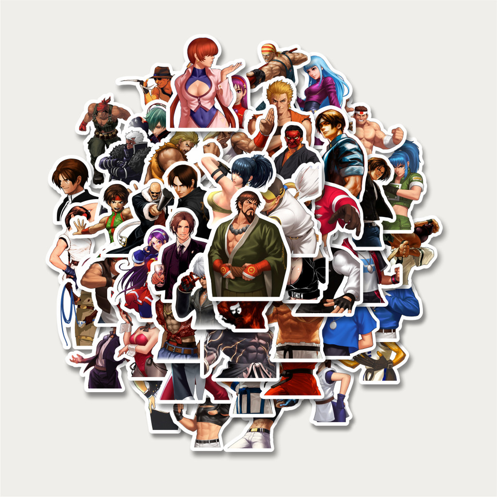 

Sticker Pack Stiker Game Series King Of Fighter Character Mix 6 | Sticker TUMBLR | Stiker LAPTOP KOPER HELM