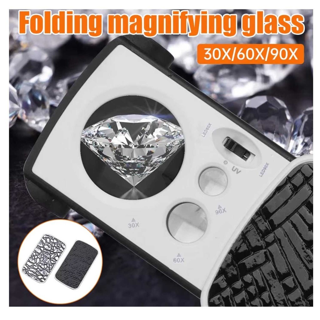 

JKMLLCM Januel Kaca Pembesar Magnifying Glass Jewelry Repair Tool with LED - NO.774-3ZX1