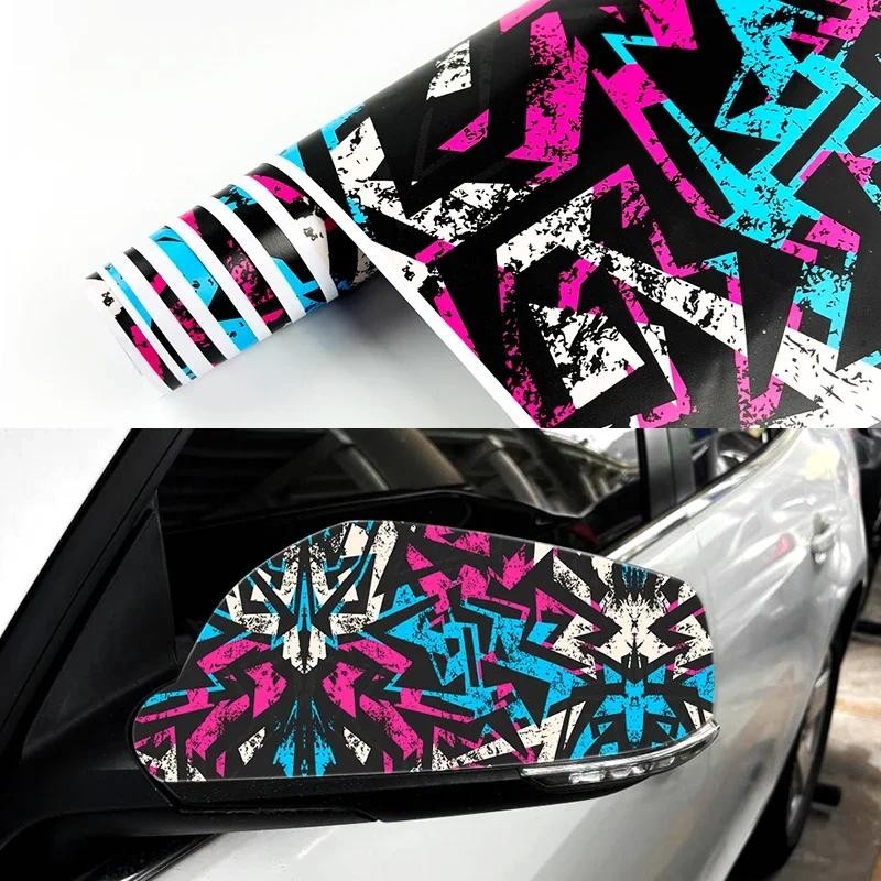 

Car Graffiti Painting Films for Auto Body Hood Rearview Mirror Motorcycle Bike Graffiti Sticker Decor Waterproof Vinyl Wrapping