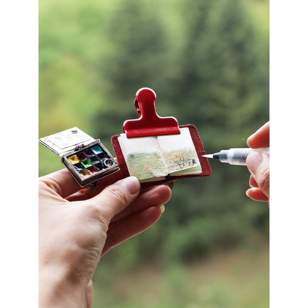 

Ultra Mini Travel Watercolor Set Sminker Sub-package Pigment Art Painting Supplies Artist Outdoor Sketching Watercolor Creation