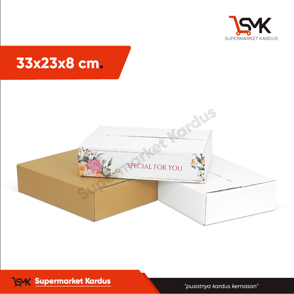 

Box 33x23x8 cm (Bucket Volume 1 kg) Kardus/Karton/Kemasan/Bucket/Boxbucket/Hampers/Boxnormal/Normal/Tinggi8