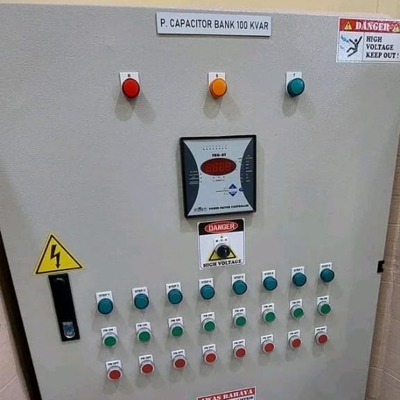 PANEL KAPASITOR BANK 100 KVAR KOMPLIT