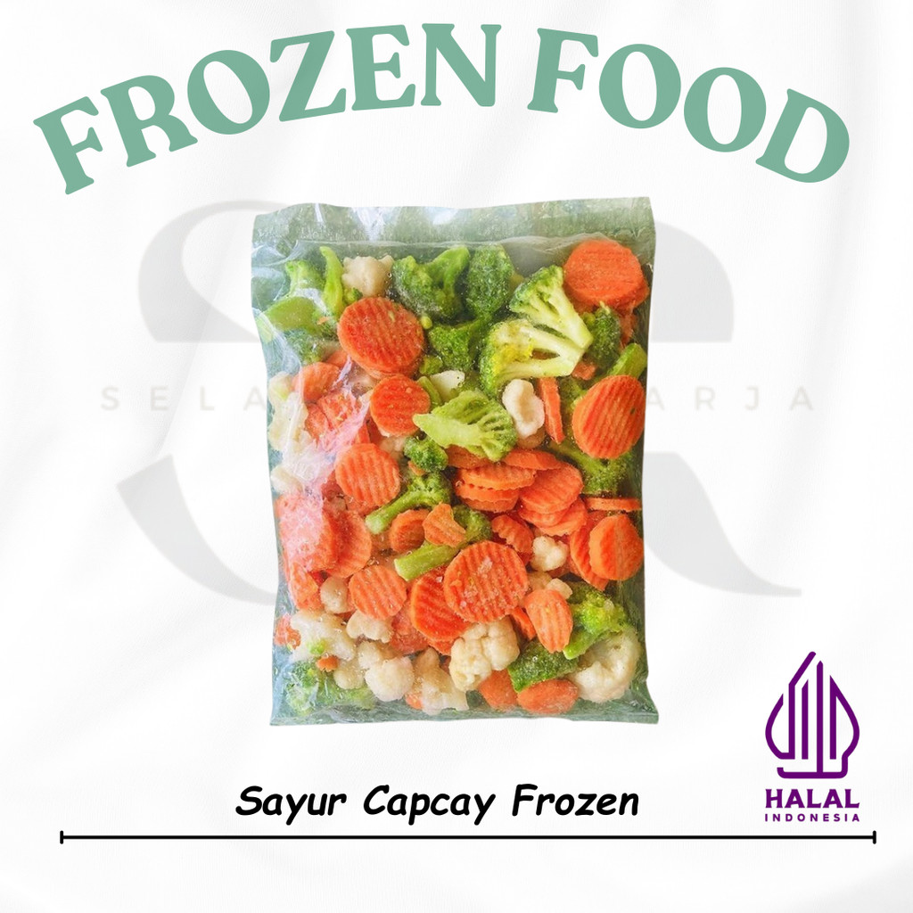 

Sayur Capcay Frozen - Mix Sayur Potong Capcay 1kg