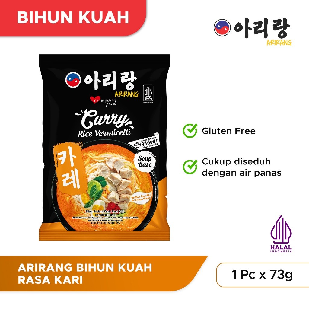 

Emama.store Arirang Bihun Kuah Rasa Kari 73g (AR64)