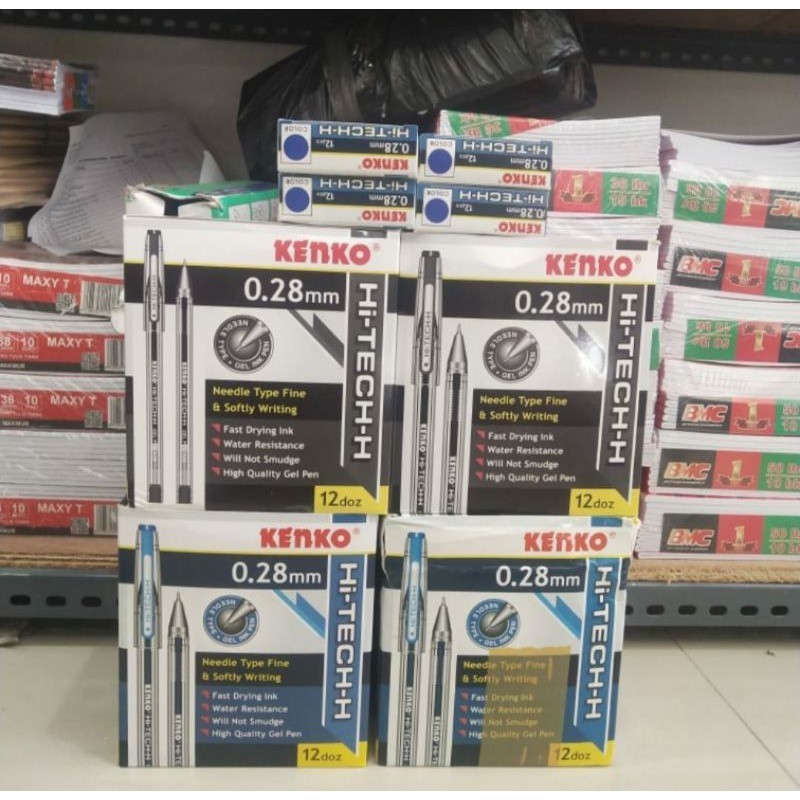 

Pulpen Gel Kenko Hi-tech 0.28mm ( 1pak/12pcs )