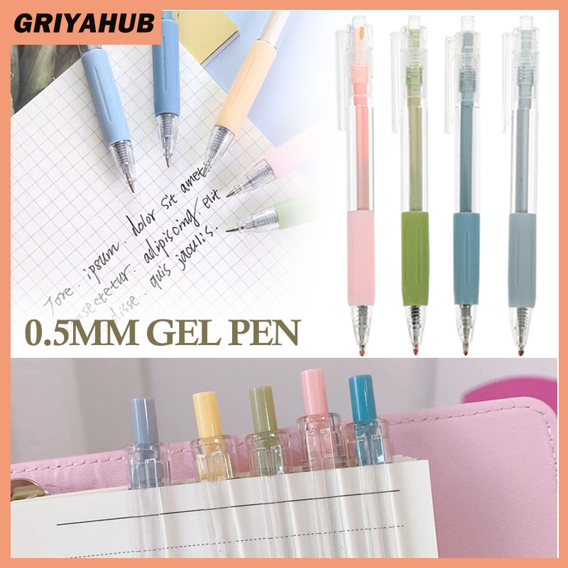 

Pulpen Cepat Kering Pena Netra/Pena Hitam Gel 0.5 Mm Transparan/Pena Hitam Gel/Bolpoin Transparan Gel Pen
