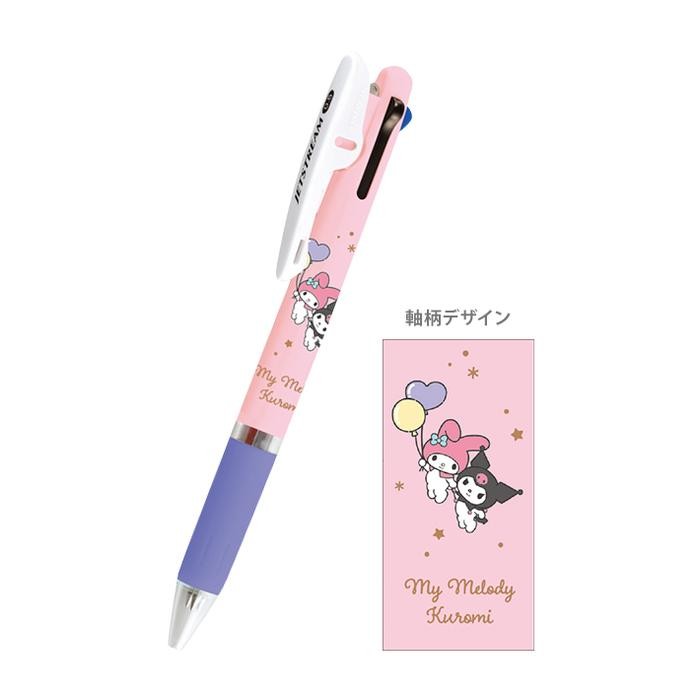 

Uni Jetstream 3 Color Multi Sanrio Characters Oil Pen Limited Edition - Melody & Kuromi