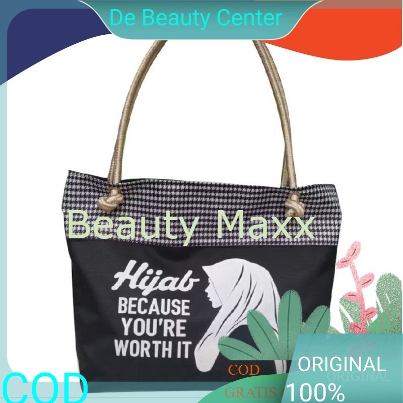 [ORI] Tas Jinjing Muslimah Elegan – Motif Hijab, Tali Kuat, Desain Islami Modern