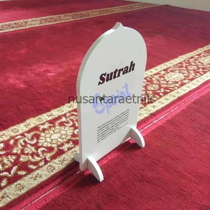

Sutrah plastik pembatas Sholat