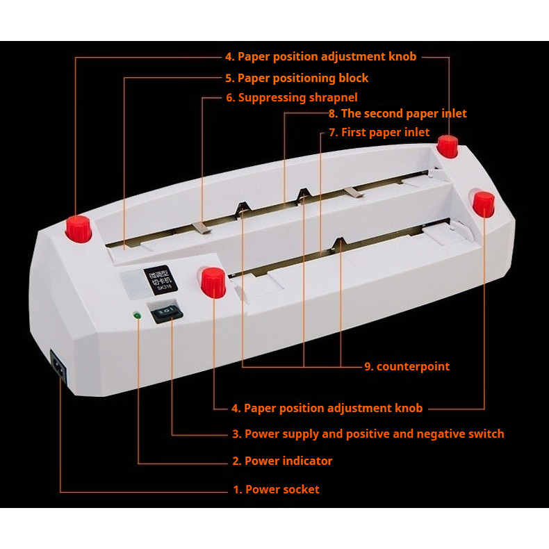 

Heavy-Duty A4 Size Electric Card Cutter 90x54mm SK316 Fine-Tuning Business Card Cutting Machine for Office Use