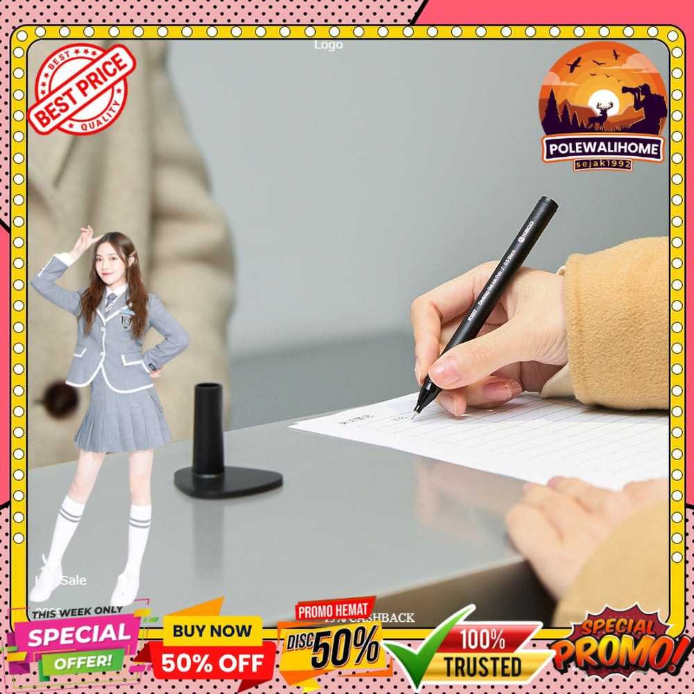

Kaco JUMBO Pulpen Gel 0.5mm Desktop Quick Dry Black Ink 1 PCS - K1057