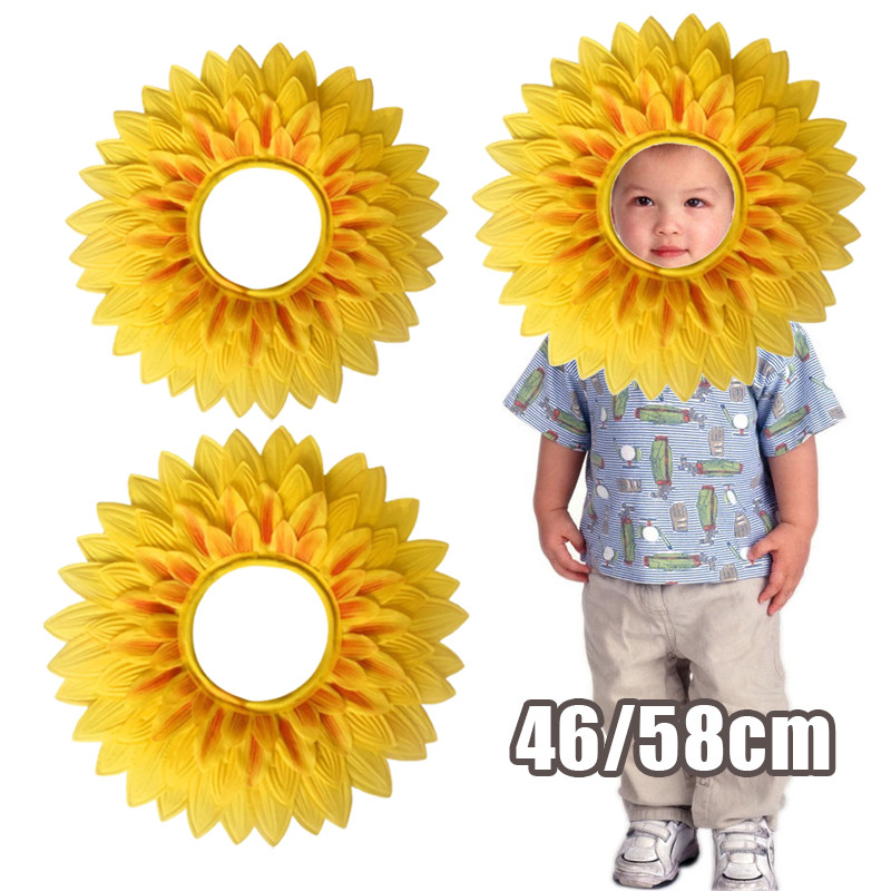 Bando Matahari Cosplay Bando Bunga Matahari Anak Dewasa Sunflower Bando Kostum Bunga Matahari 46/58c