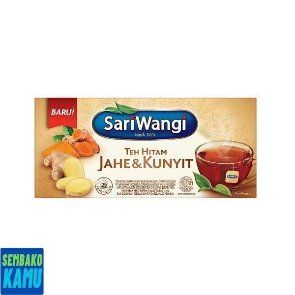 

Sariwangi Jahe Kunyit Tb 25 pcs x 1.5 gr