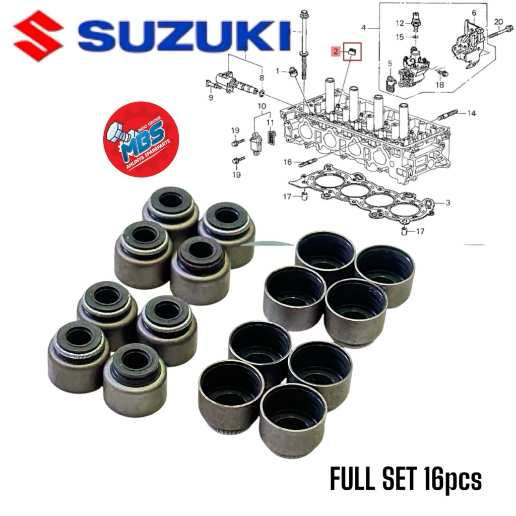 SIL SEAL KLEP SUZUKI ERTIGA KARIMUN AVP BALENO CARRY FUTURA INJEKSI