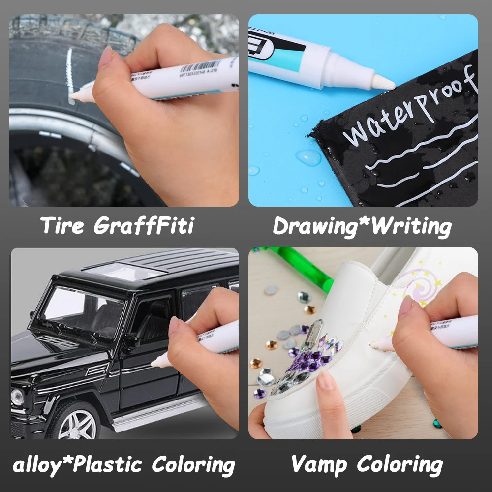 

NAKLVLSTR AMAK Spidol Permanen Waterproof Oil Based Marker 2.5mm 10 PCS - A-219