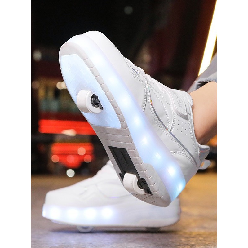 Sepatu Heelys Anak Perempuan Sepatu Roda Ganda Anak Sepatu Roda Siswa Heelys Sepatu Roda Empat Anak 