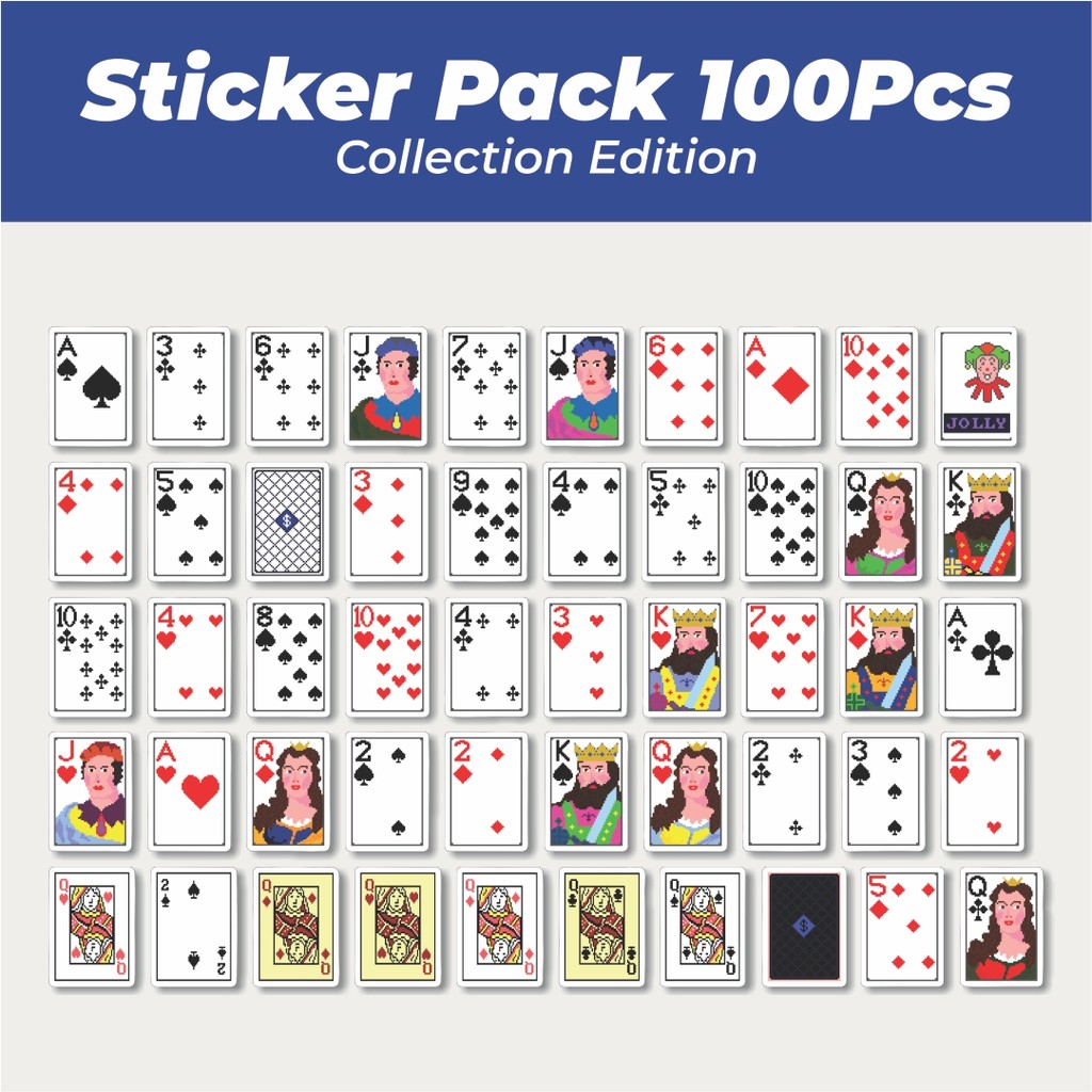 

Hot Stiker Kartu Poker V3 Lucu Anti Air Stikers Berperekat Waterproof Sticker Decal Buat Motor Helm Buku Journal Koper Casing HP Laptop Botol Minum