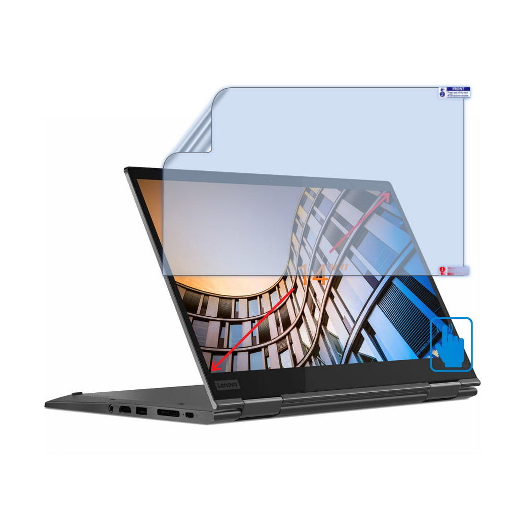 2pcs Matte Screen Protector Protective Film for Lenovo Yoga 7 2-in-1 14AKP10 14 inch / Lenovo Yoga 7