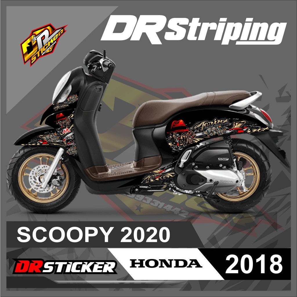 2018 Striping Scoopy New 2020 - Striping Scoopy Desain Jerink