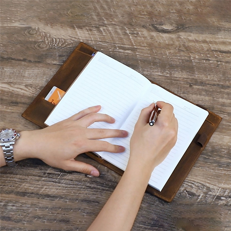 

Notebook Combination Protective Cover Folder File Book Cover Business Stationery Contract Document Storage Box