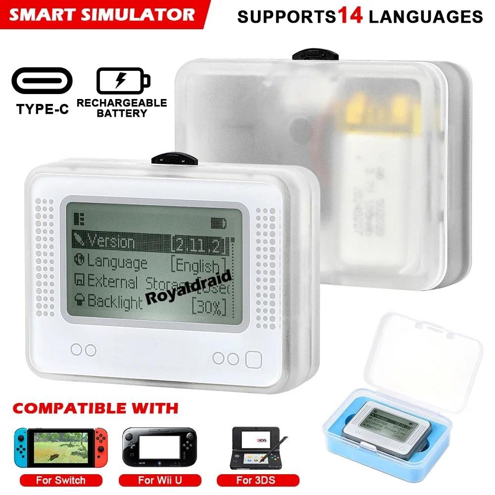 For Allmiibo Chargeable Intelligent Simulator Emulator Bluetooth-Compatible Universal Writer for Swi