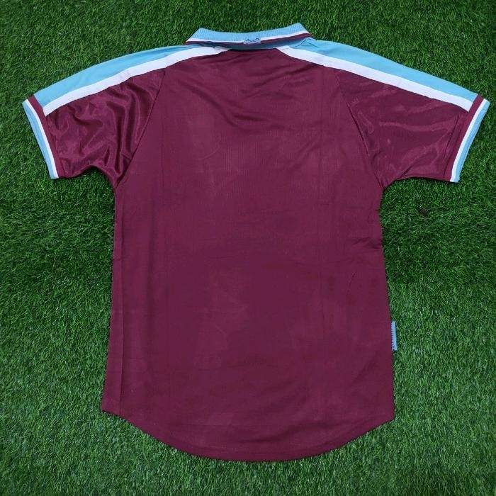 JERSEY BOLA RETRO VINTAGE WEST HAM HOME 1999 2000 BEST QUALITY