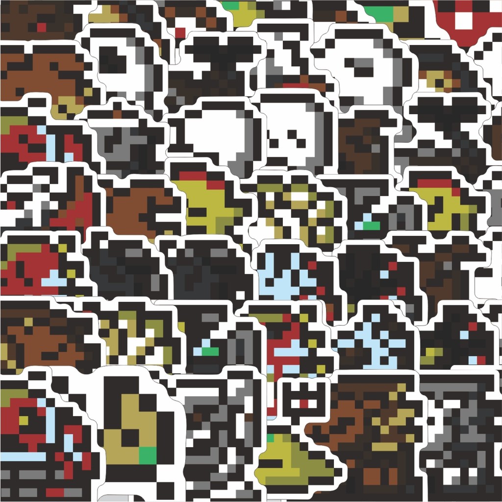 

Stiker Cutting Pack Stiker Pixel Digimon V46 Isi 100Pcs Series Aesthetic Lucu Keren Untuk Koper Bahan Vynil