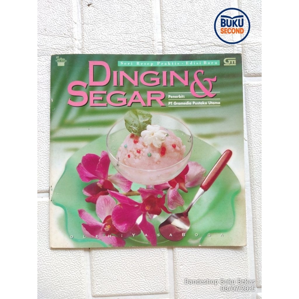 (BEKAS) Dingin & Segar oleh Yasa boga - Seri Resep Praktis Edisi Baru Gramedia - Buku Resep Masakan 