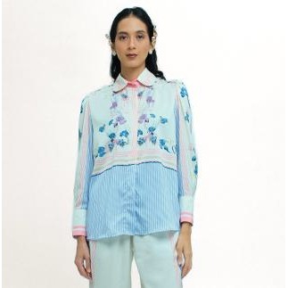 RTW STUDIO PREMIUM COLLECTION-Kemeja Panjang Coralee Sailor WhiteIvory - M