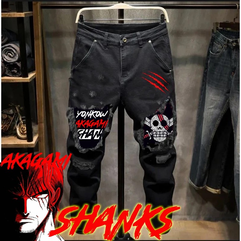 Celana Panjang Pria Terbaru 2022 Gaul Robek / Celana Jeans Pria gaul/ Celana Sobek Pria gaul / Celan