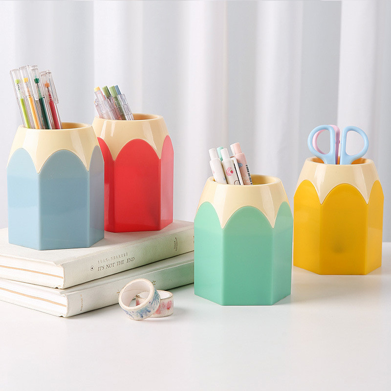 

5PC Desktop Storage Pen Holder Pencil Pot Pen Holder Stationery Storage